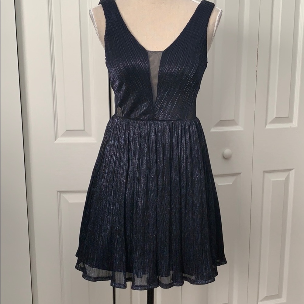 Beautiful Blue Mini Dress
